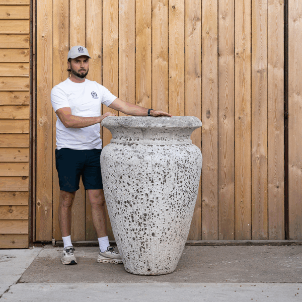 Orchard Handcrafted Textured Pharaoh Urn-6