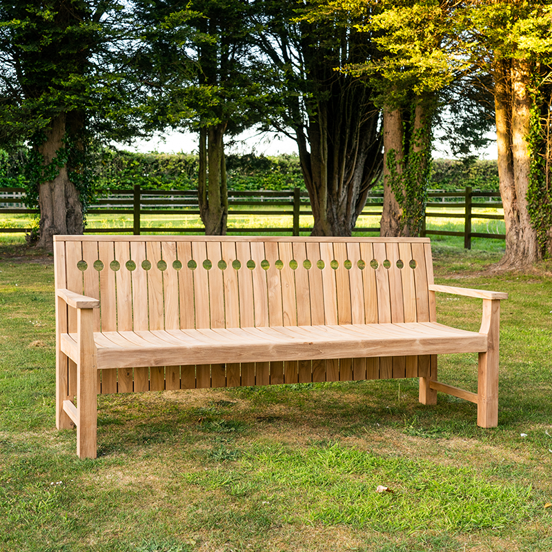 Orchard Linear Teak Garden Bench-95