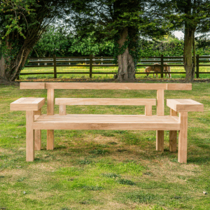 chard Solid Teak Japanese Bench-99